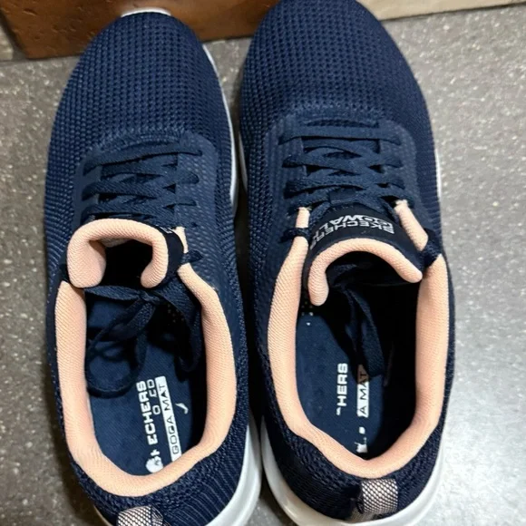 Skechers Go Walk Navy Blue Women's Shoes size 8 - Picture 4 of 7
